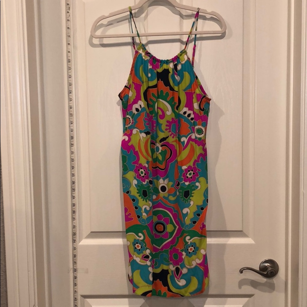 100% Silk Dress with Vibrant Colors